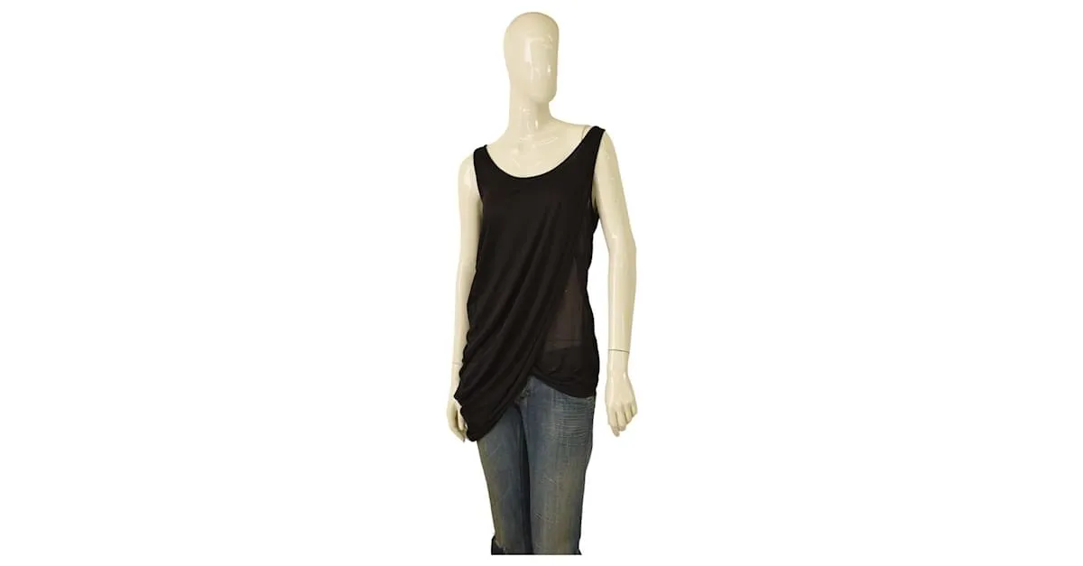 Alexander Mcqueen Tops Negro 