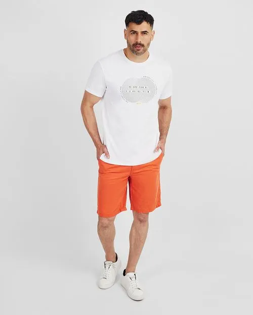 Bermuda Hombre Ismael Naranja Oscuro