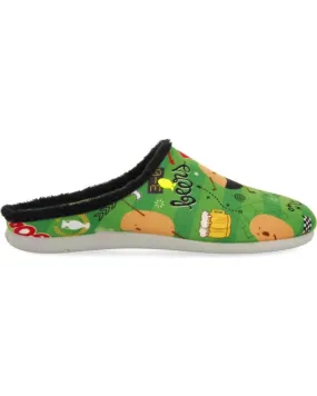 Calzado de casa de Hombre HOT POTATOES ZAPATILLAS CASA HOMBRE GARTCOSH 70146 VERDE