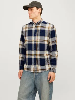 Camisa a cuadros Corte slim | Azul oscuro | Jack & Jones®
