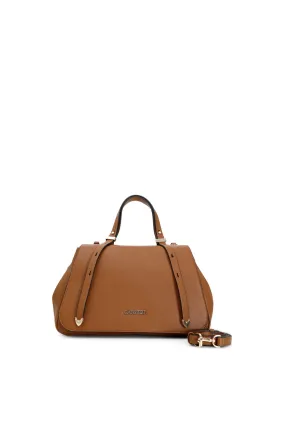 cartera con asas de hebilla tan