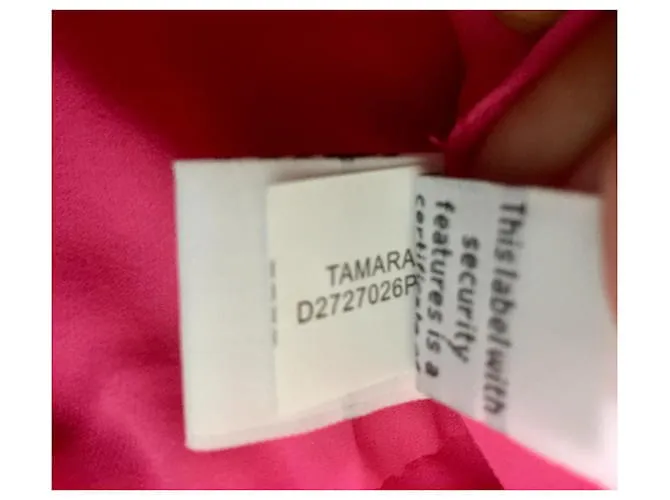 Diane Von Furstenberg Vestido de seda Tamara DvF Rosa 