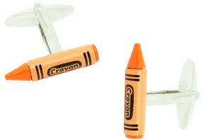 Gemelos para camisa Crayon Naranja