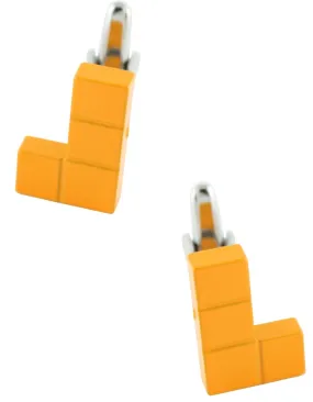 Gemelos para camisa Tetris Naranja