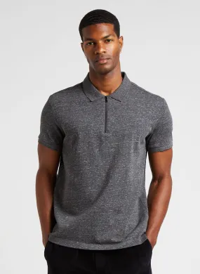 IKKS Polo de corte regular en gris