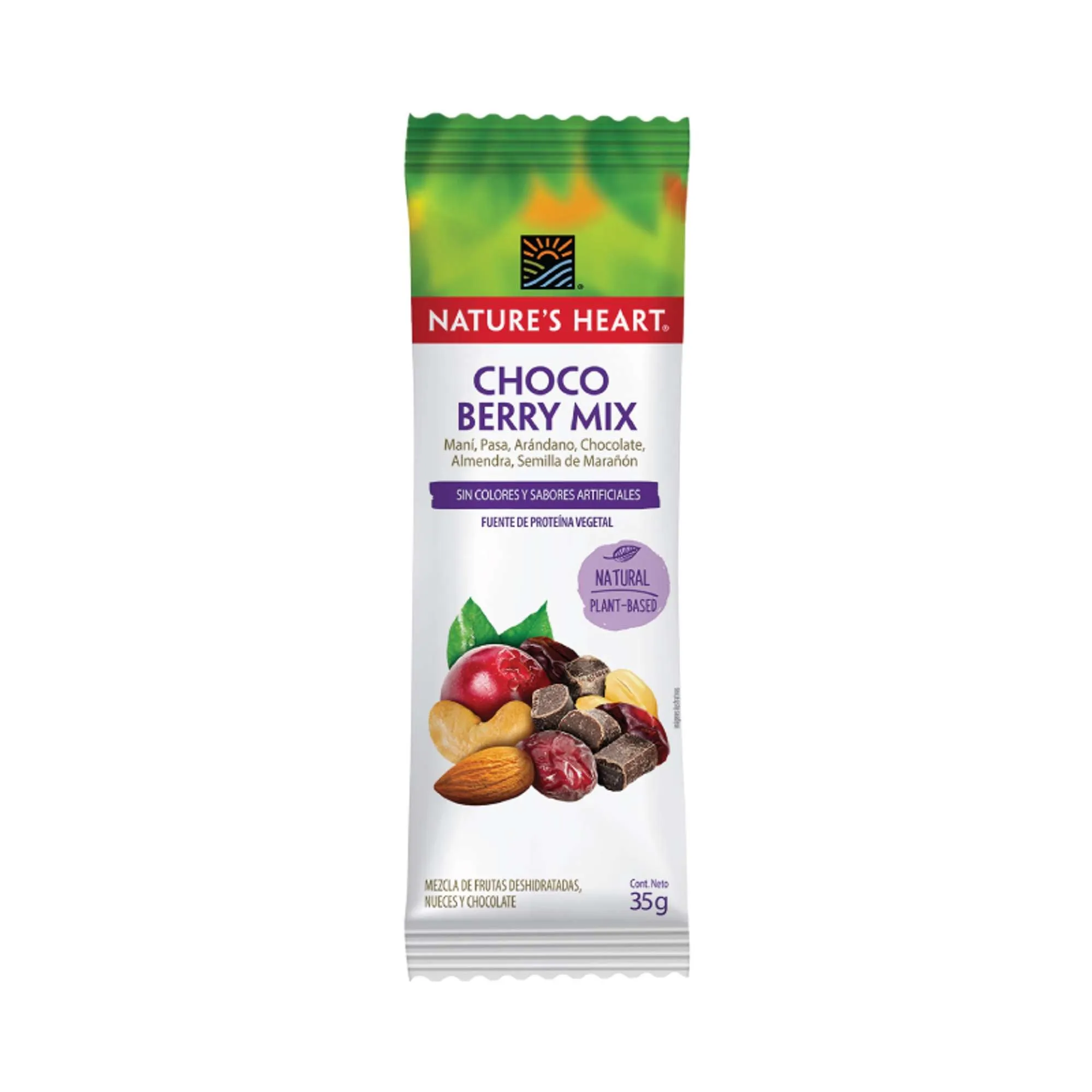 Natures Heart Frutas & Chocolate 35g
