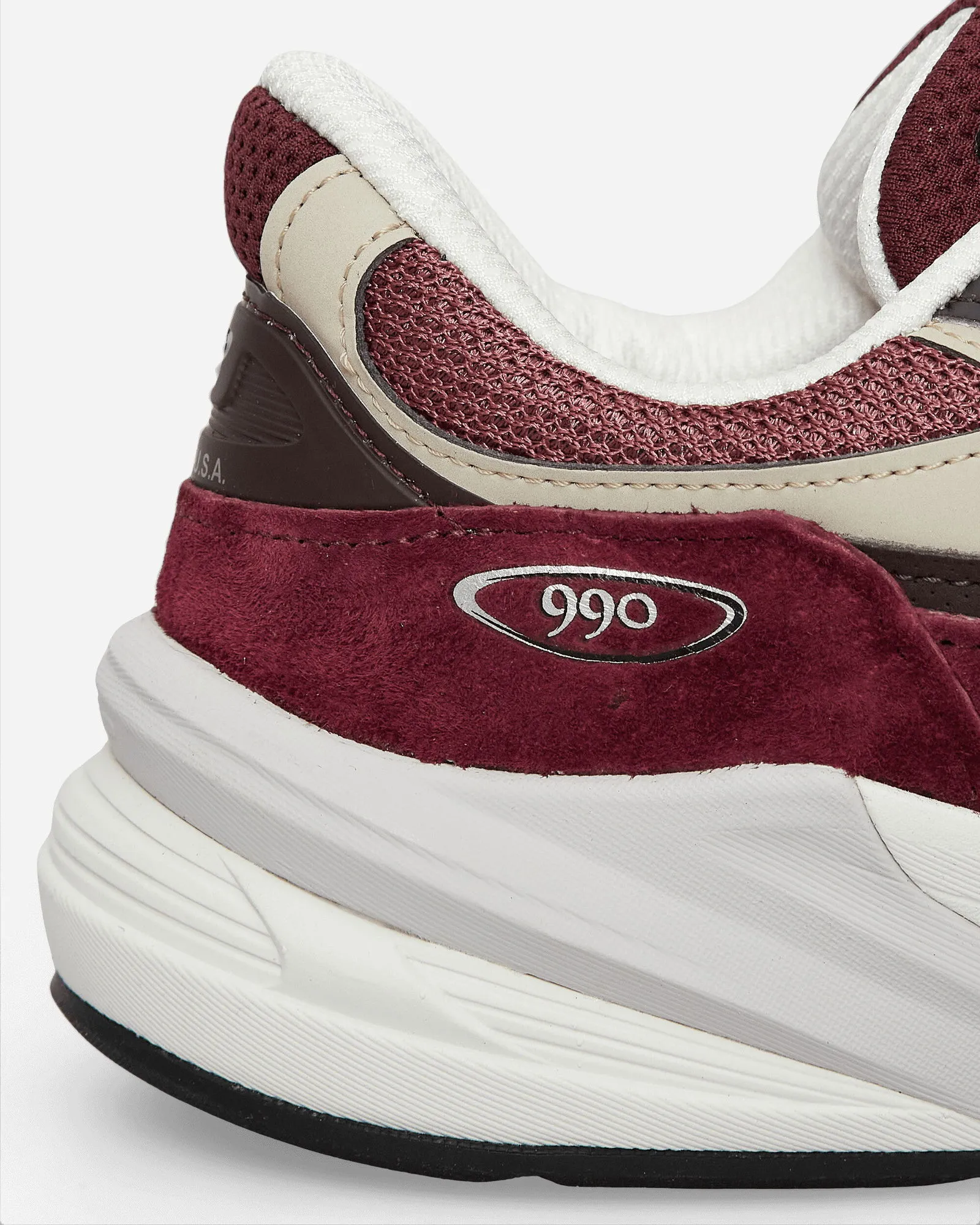 New Balance 990v6 Made in USA "Burgundy / Tan"