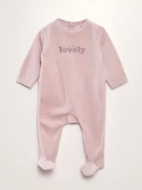 Pijama de terciopelo - ROSA