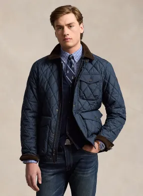 POLO RALPH LAUREN Chaqueta recta acolchada en azul