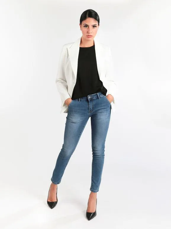 Radaus Americana cruzada con botones para mujer