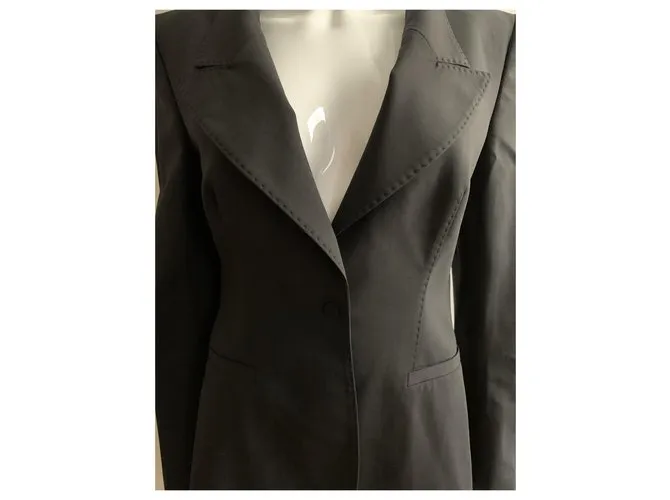 Roberto Cavalli Americana negra de esmoquin Negro 