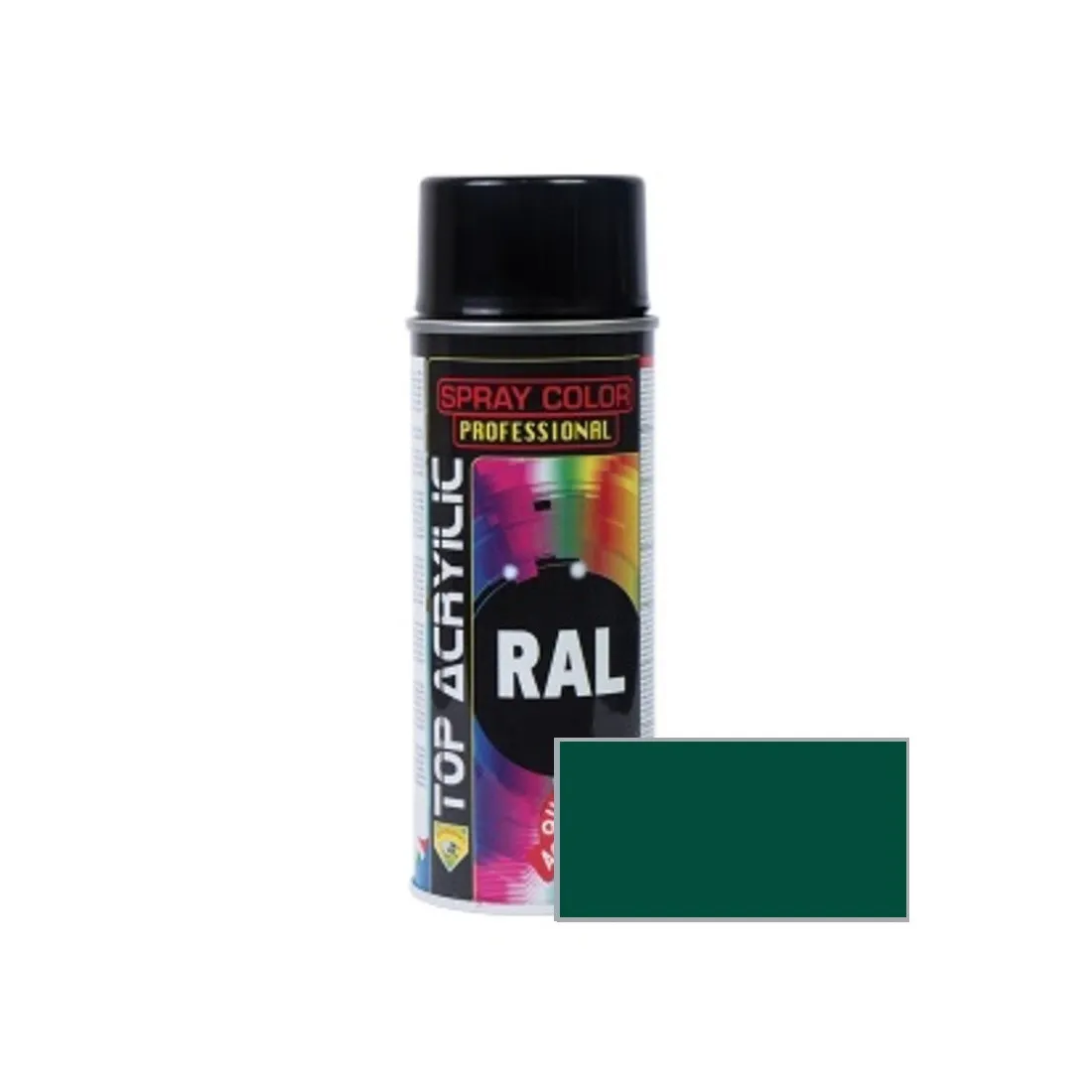 SPRAY ACRILICO MATE RAL-6005 400ml VERDE MUSGO