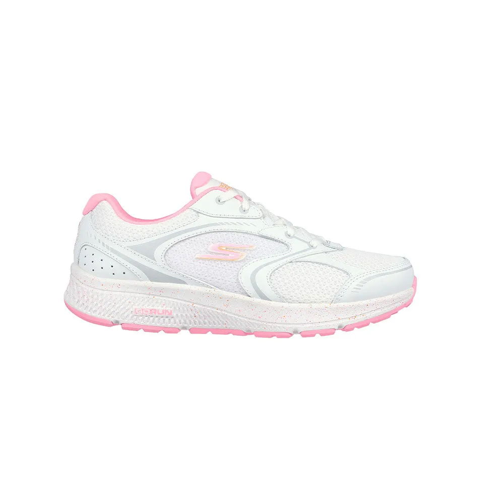 Tenis Mujer Skechers Go Run  - Blanco Fucsia