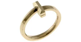 Tiffany & Co Anillo Tiffany T-One estrecho en oro rosa de 18K 