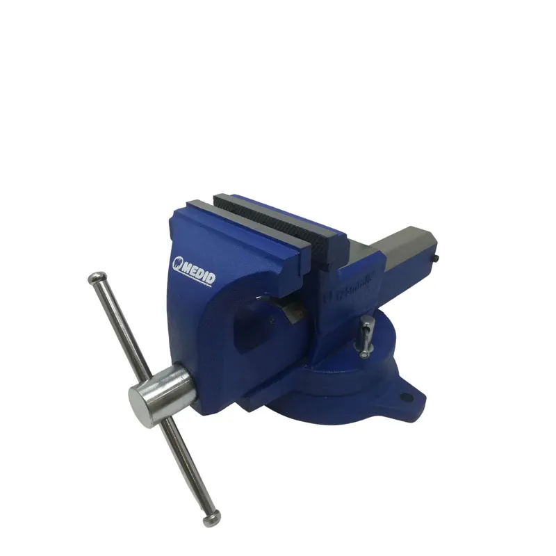Tornillo de banco de acero forjado con base – 125 mm