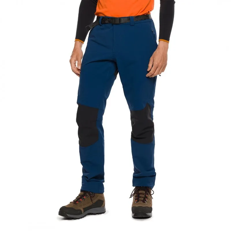 Trangoworld PANTALÓN LARGO ROVEK DR AZUL OSCURO/NEGRO