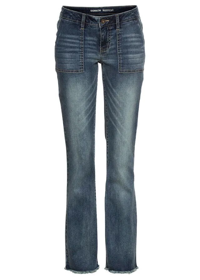 Vaqueros bootcut Piedra azulada