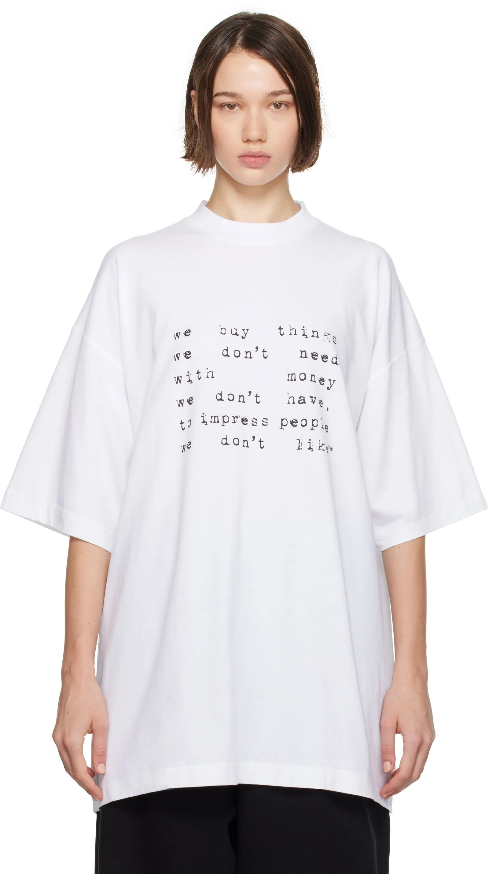 VETEMENTS Oversized Print T-Shirt