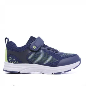 Zapatillas deporte QUETS! azules con detalles en verde claro