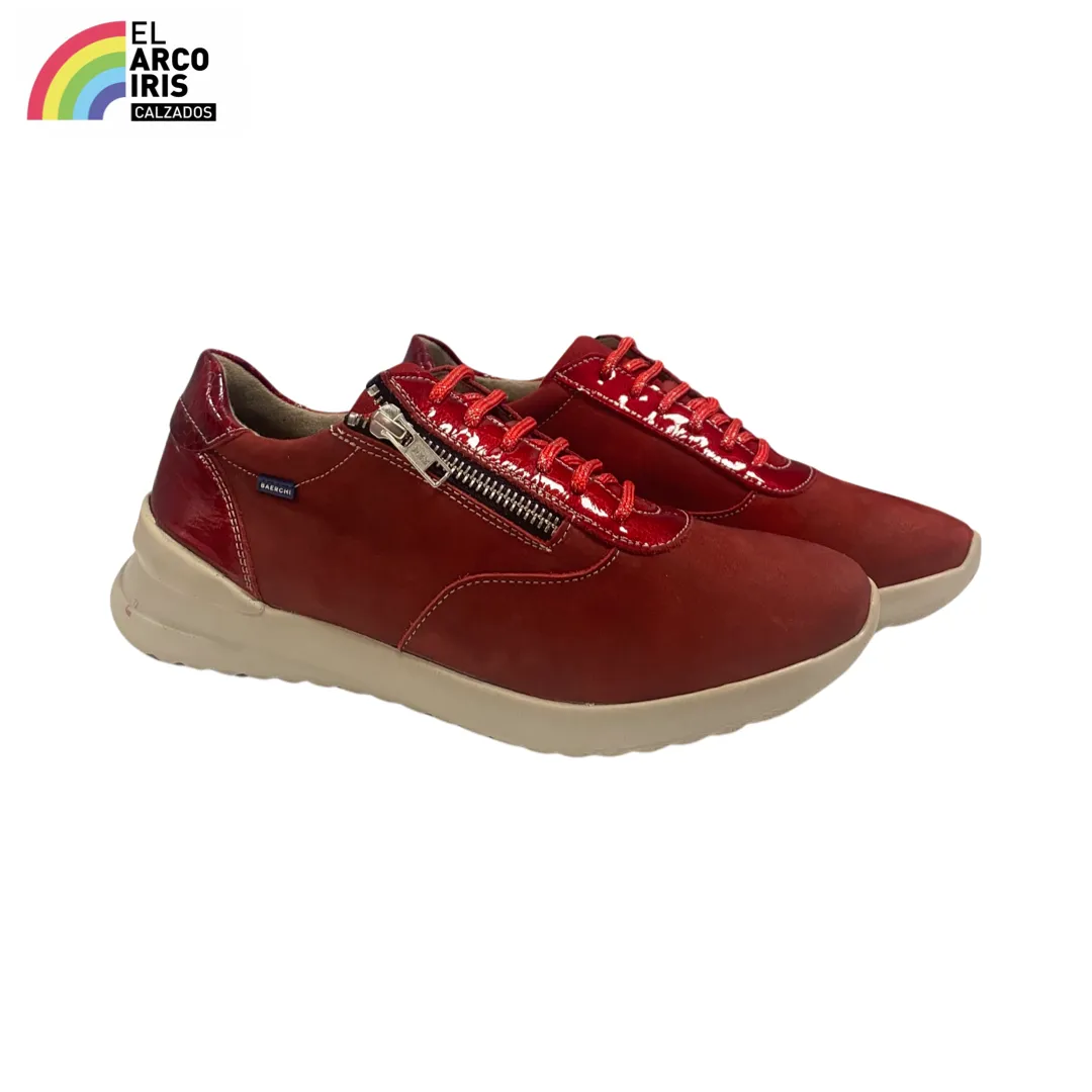 ZAPATO MUJER BAERCHI 55151 ROJO