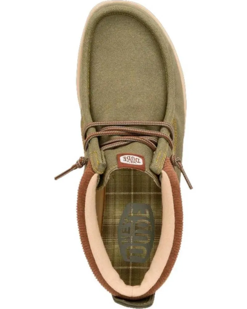 Zapatos HEY DUDE  de Hombre SNEAKER CORDON ELASTICO  VERDE